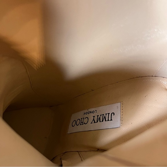 Jimmy Choo Doma Knee High Buckle & Strap Detail Black Boots Size EU 35/US 5 NWOT - Picture 11 of 15